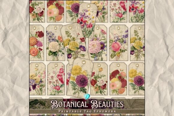 Botanical Beauties Tag Ephemera Guide