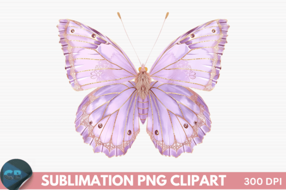 Pink and Purple Butterflies Gold Glitter: Elevating Digital Designs with Ethereal Elegance