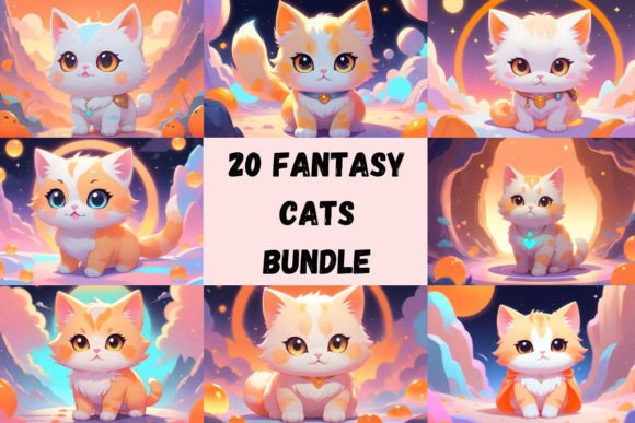 Unlocking Creativity with Fantasy Cat Bundle 7: A Must-Have Resource for Designers and Entrepreneurs