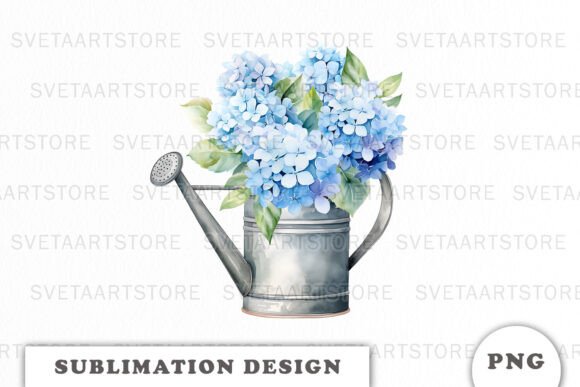 Watercolor Blue Hydrangea Composition: A Designer's Guide